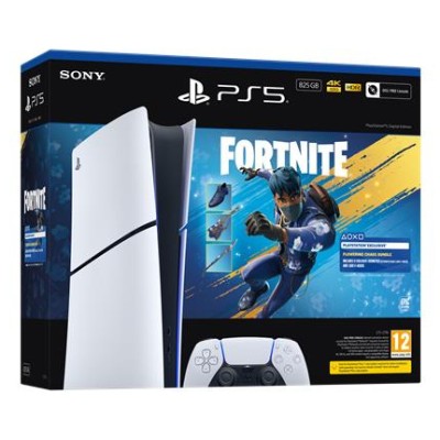 Console Sony PS5 Digital Edition Slim 825GB Bundle Fortnite Flowering Chaos