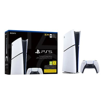 PlayStation 5 Slim Digital 825GB Bianca
